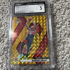 Panini Mosaic 2024-25 Marcus Smart #5 Gold CGC 5 Serial Numbered