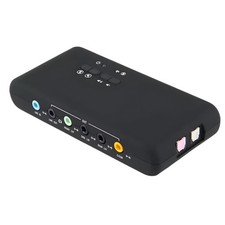 USB 7.1 Sound Card External 8 Channel USB 2.0 Sound Box Stereo Audio Adapter External...