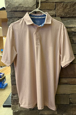 Walter Hagen Performance Golf Polo, Men's Small light pink print