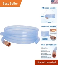 Brand New Gasoline/Fuel/Water Siphon Pump - 10ft Copper Hose, 1/2" ID