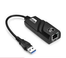 USB 3.0 Gigabit Ethernet LAN RJ45 1000Mbps Network Adapter For Windows PC Mac S