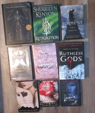 Lot of 9 Hardcover Books Genre Horroe Fantasy Vampies Werewolves..