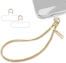 Phone Charm Strap Metal Chain Wristlet for Iphone Case Hands-Free Phone Wrist St