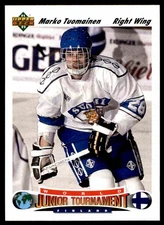 1991-92 UPPER DECK MARKO TUOMAINEN #675