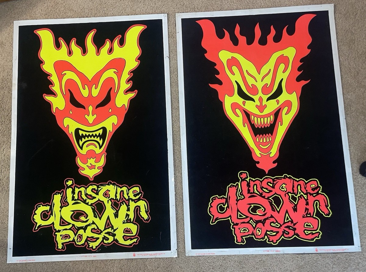 2 Black Light Poster Set) 1999 Insane Clown Posse The Amazing