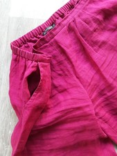 Gudrun Sjöden # Gr XL fuchsie weite Leinen Hose