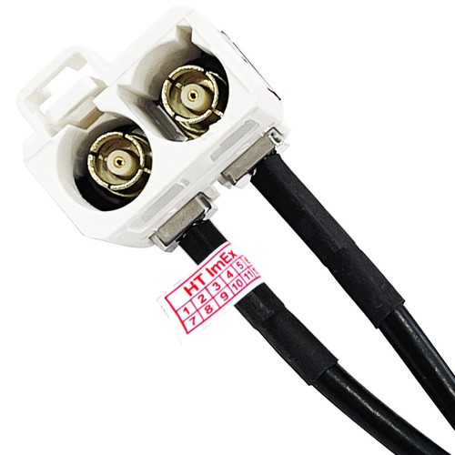 Adapter Kabel Antennen-Adapter Doppel-FAKRA auf 2 x Einzel-FAKRA für VW RCD RNS - Bild 5 von 7