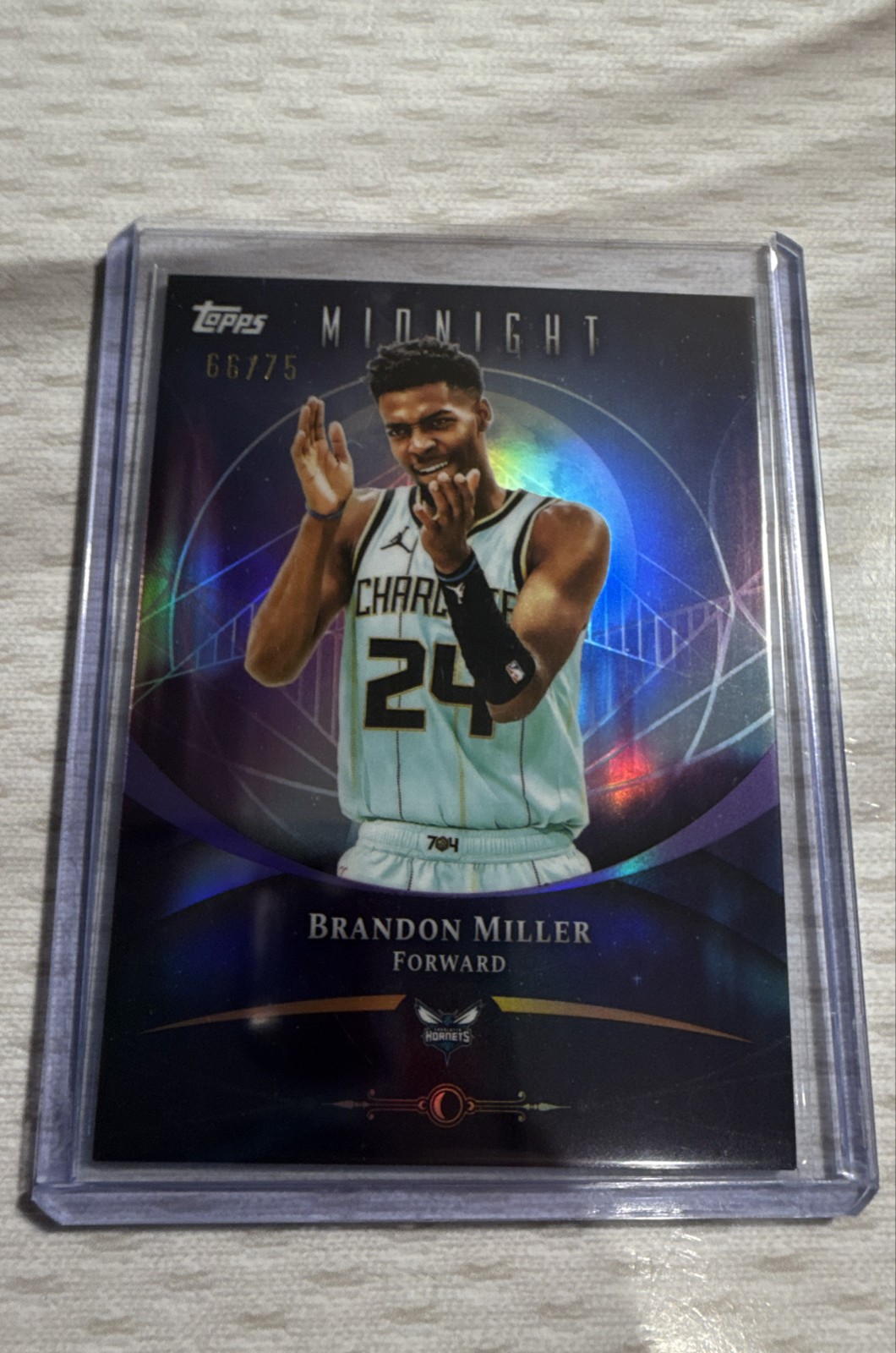 2023-24 Topps Midnight - Brandon Miller #17 Dusk /75 (RC)