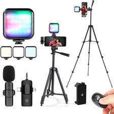 Vlogging Kit for Iphone,Youtube Starter Kit,Youtuber Kit Beginner Content Creato