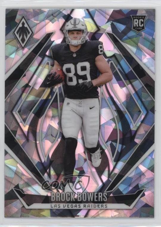 2024 Panini Phoenix Rookies Ice Brock Bowers #165 1d0h