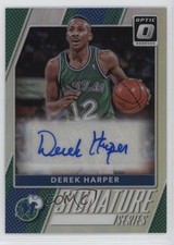 2017 Panini Donruss Optic Signature Series Holo Prizm Derek Harper #85 Auto 7xr