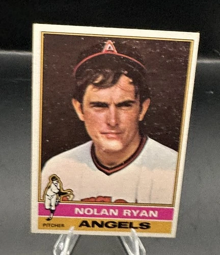 1976 Topps Nolan Ryan VG Baseball Card. #330 California Angels Hall of Fame