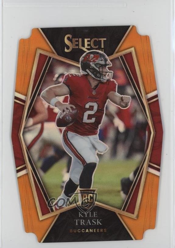 2021 Panini Select Premier Level Orange Prizm Die-Cut /249 Kyle Trask Rookie RC