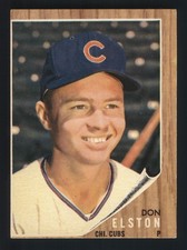 1962 Topps #446 Don Elston Chicago Cubs EX