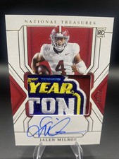 Panini 2025 National Treasures Jalen Milroe Bowl Logo Patch Auto /10
