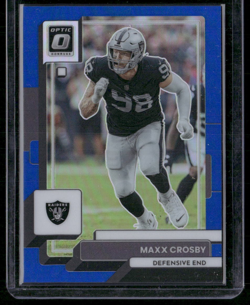 2022 Donruss Optic #106 Maxx Crosby Blue #/179