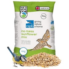 RSPB No Mess & Waste Sunflower Hearts Wild Bird 4 kg (Pack of 1), Beige  7.47 per kilo