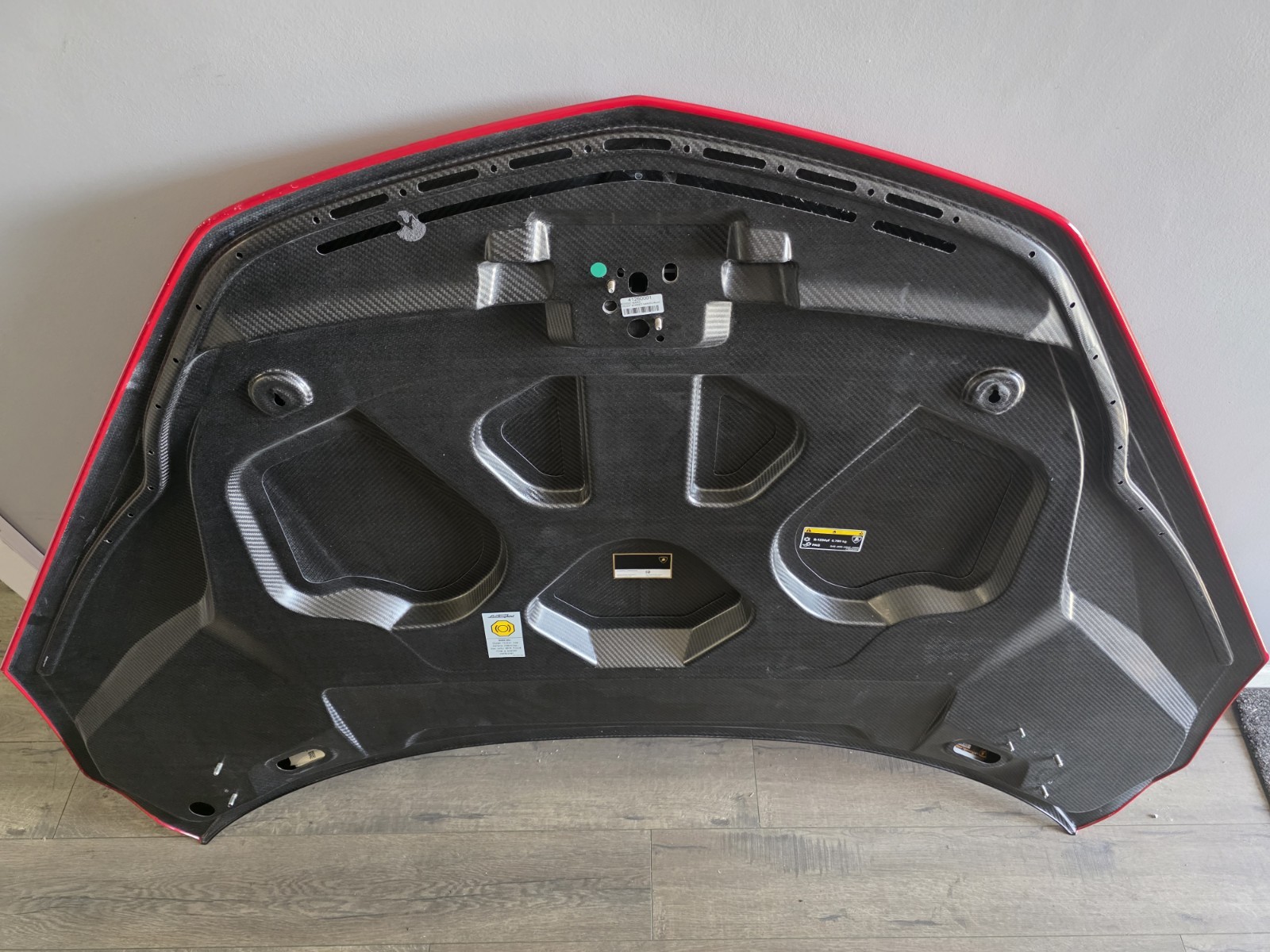 LAMBORGHINI REVUELTO FRONT HOOD BONNET PANEL OEM RED 