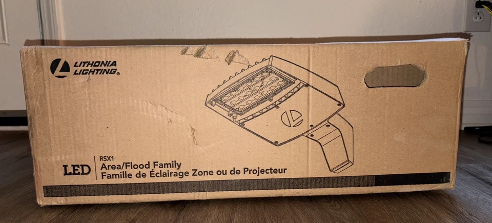 Nuevo Sellado Lithonia Iluminación RSX1 LED P4 40K R3 MVOLT SPA DDBXD Foto 4 de 4