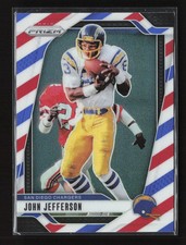 2024 Panini Prizm John Jefferson Red White and Blue #165