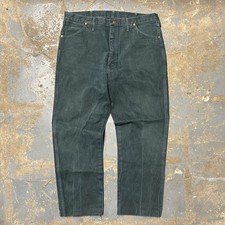 VTG 90s Wrangler Teal Green Jeans Size 38x29 MADE IN USA