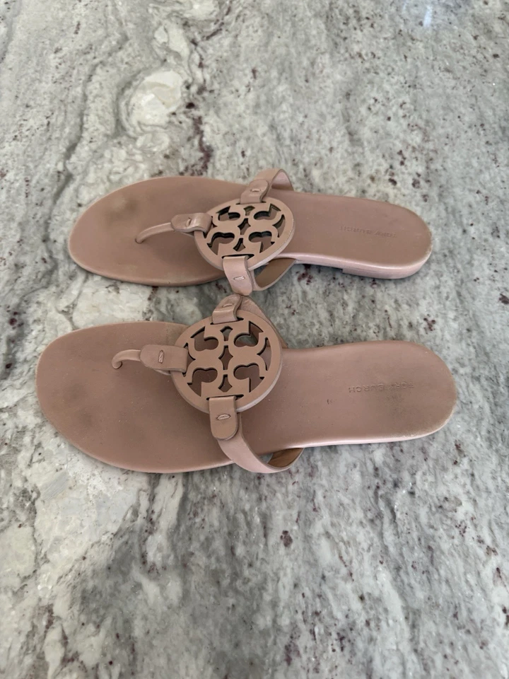 Sandalia para mujer Tory Burch Miller rubor talla 9 Foto 2 de 3