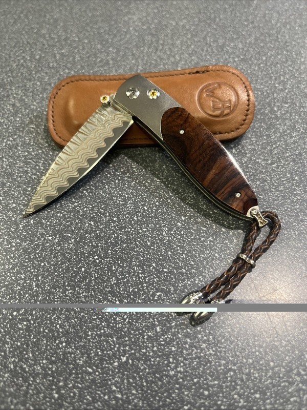 William Henry Copper Damascus Citrine Limited Edition Knife