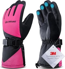 Rivmount Winter Ski Gloves For MenWomen,3M Thinsulate Keep Warm Waterproof Glove