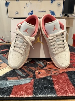WMNS Air Jordan1 Low Sail/Pink Salt-guava Ice Size 8 Brand New with Box