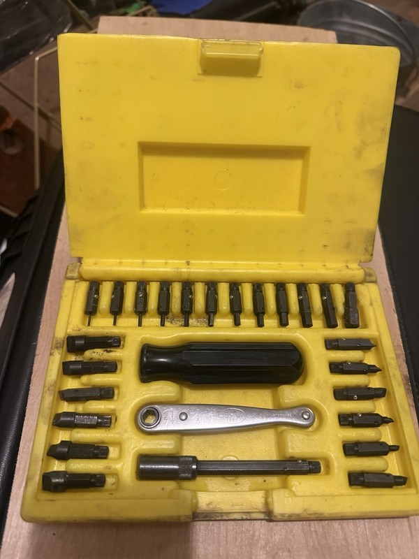 Chapman 7341 27-Piece Screwdriver Midget Ratchet Set Standard + Bristol 6 Spline