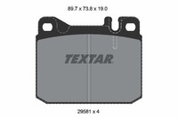 Textar Bremsbelagsatz, Scheibenbremse 2958105