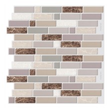 Peel and Stick Wall Tile 12"x12" 3D Adhesive Backsplash Tile for Kitchen, Bat...
