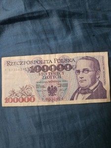 Poland 1993 100,000 Zlotych 1/10 Million Stanislaw Maniuszko Banknote P-160 AU