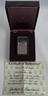 1975 Poseidon Mardi Gra 1 oz .999 Silver Art Bar Hamilton Mint Box and COA TONED