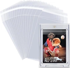 Team Bags, Cards Sleeves for 35PT Magnetic Card Holders Sleeves - 100 Pack