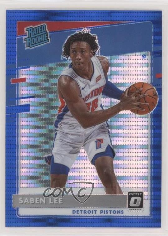2020-21 Panini Donruss Optic Rated Rookie Blue Pulsar Prizm Saben Lee #191 s3g