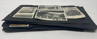 Family Scrapbook w/ 80 Pictures Navy Trains Church California Early 1900s