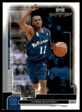 2002-03 Upper Deck MVP Chris Whitney Washington Wizards #187