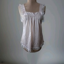 Coquette Vintage Boudoir Lingerie Top Lacey Square Neck Sabrina Carpenter Small