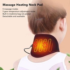 5 Gear Heating Neck Massager For Home Office Stress Relief