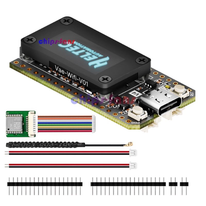 Heltec V4 LoRa Wifi ESP32 Bluetooth Development Board + IPX Antenna + GPS Module