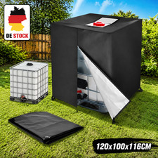1000L IBC Container Abdeckung UV-Schutz Folienhaube H&uuml;lle Regenwassertank 420D