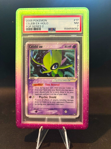 LOW POP - CELEBI #17 EX-HOLO 2005 POKEMON POP SERIES 2