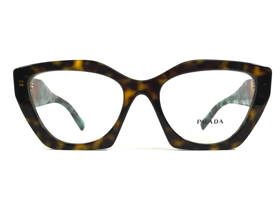 Prada Eyeglasses Frames VPR09Y 2AU-1O1 Tortoise Butterfly Full Rim 54-18-140 - Image 3 of 4