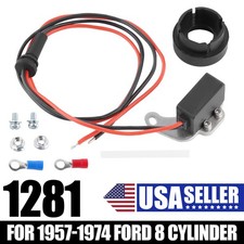 Fits Ford 8 Cyl V8 1281 12v Ignition Points-to-electronic Conversion Kit Ignitor