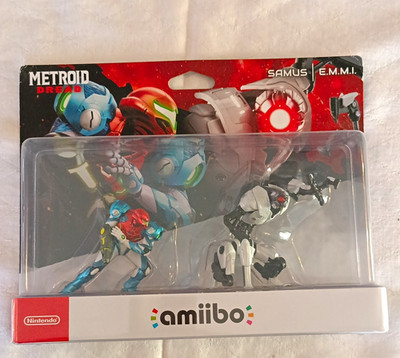 Nintendo amiibo Doppelset Samus & E.M.M.I. Figur   Metroid Dread