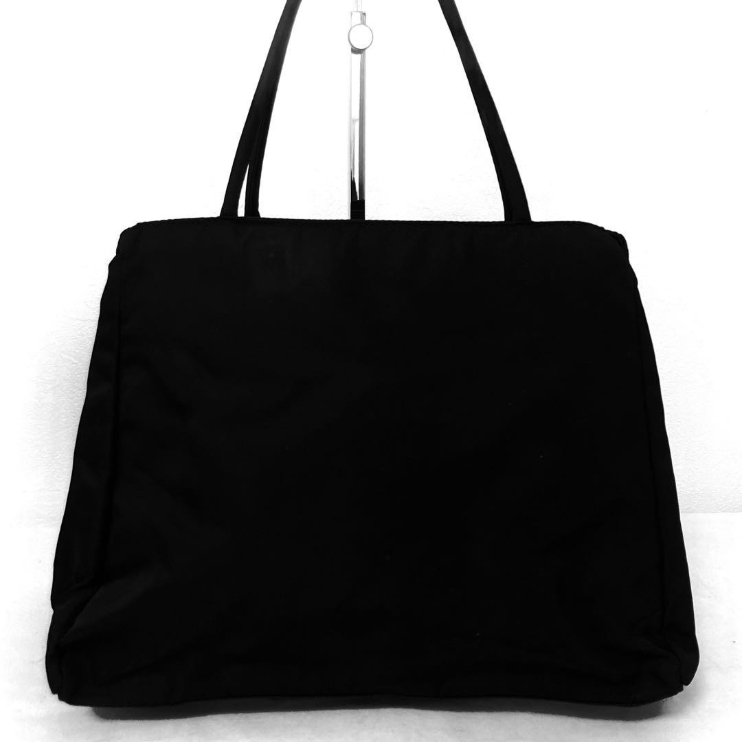 Excellent condition PRADA tote bag black shoulder bag nylon black thumbnail 2