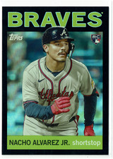 2025 Topps Archives - Nacho Alvarez Jr. #73 Black Foil (RC)