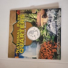 National Park Quarters Coin Collection Display Map Educational Whitman 2009