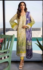 EMBROIDERED LAWN DORIA WITH JACQUARD MONARK DUPATTA Large Bust 42